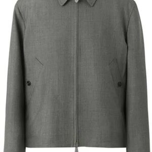 Burberry Men's Wool Harrington Zipped Jacket